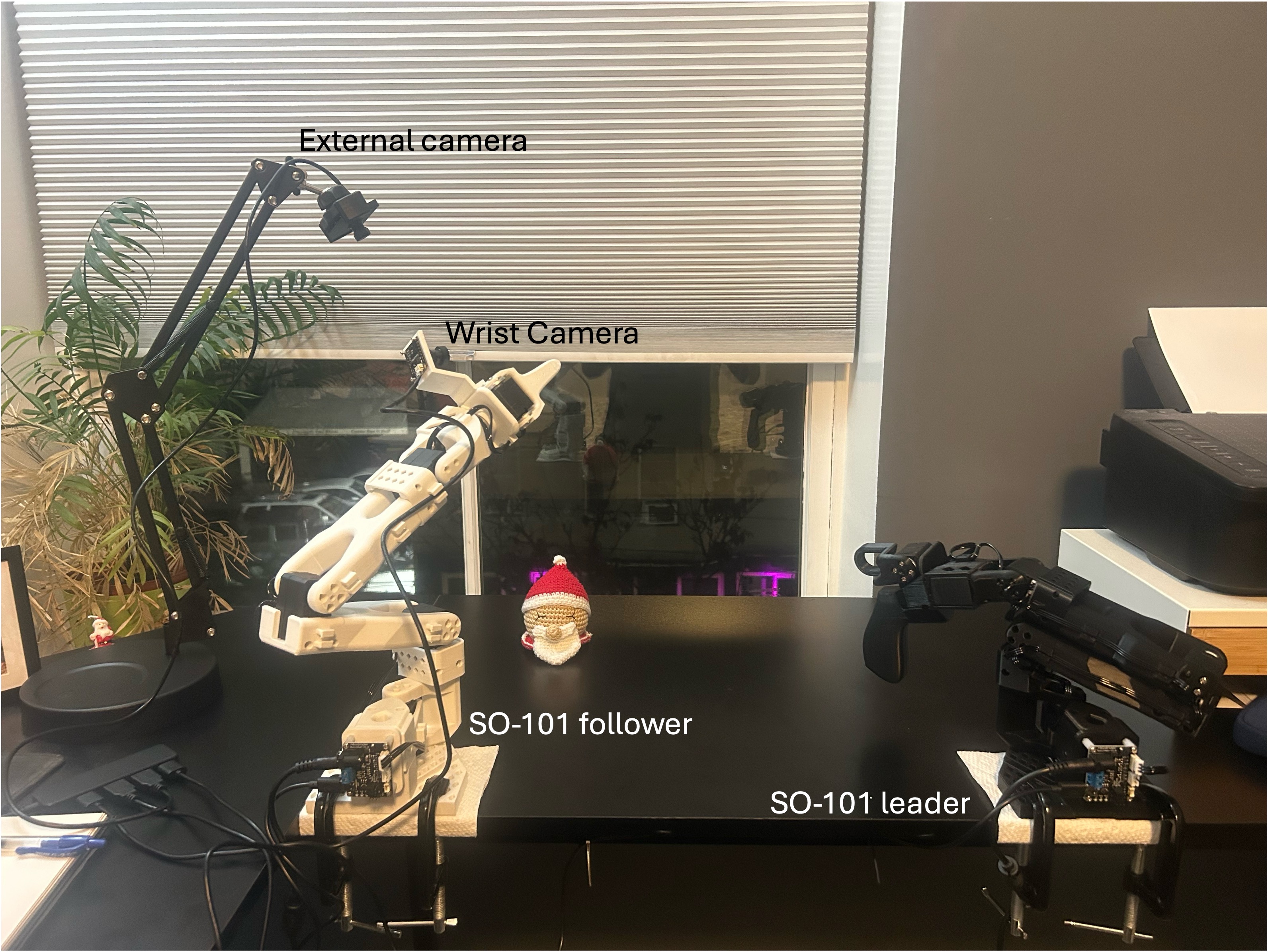 The complete SO-101 setup